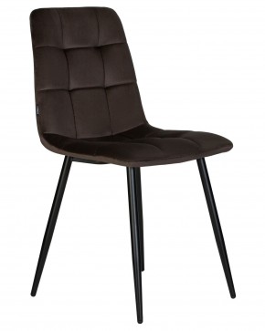 Стул обеденный DOBRIN CHILLY, Эспрессо Holland 74, основание черное в Екатеринбурге - ok-mebel.com | фото 3