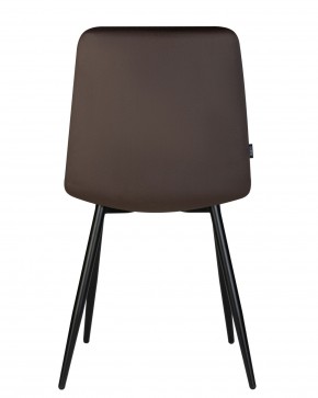 Стул обеденный DOBRIN CHILLY, Эспрессо Holland 74, основание черное в Екатеринбурге - ok-mebel.com | фото 6