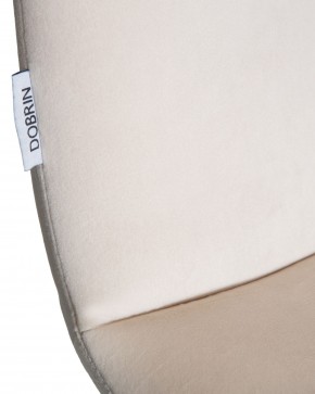 Стул обеденный DOBRIN CHILLY, Кремовый Holland 05, основание черное в Екатеринбурге - ok-mebel.com | фото 11