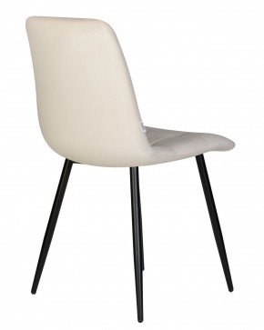 Стул обеденный DOBRIN CHILLY, Кремовый Holland 05, основание черное в Екатеринбурге - ok-mebel.com | фото 5