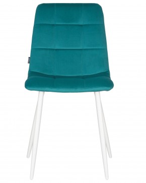 Стул обеденный DOBRIN CHILLY, Морской волны Holland 56, основание белое  в Екатеринбурге - ok-mebel.com | фото 5