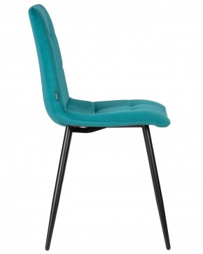 Стул обеденный DOBRIN CHILLY, Морской волны Holland 56, основание черное в Екатеринбурге - ok-mebel.com | фото 3