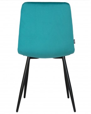 Стул обеденный DOBRIN CHILLY, Морской волны Holland 56, основание черное в Екатеринбурге - ok-mebel.com | фото 5