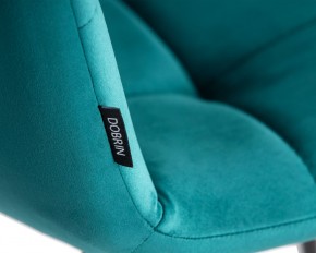 Стул обеденный DOBRIN CHILLY, Морской волны Holland 56, основание черное в Екатеринбурге - ok-mebel.com | фото 9