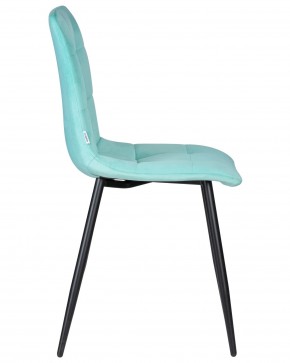 Стул обеденный DOBRIN CHILLY, Мятный Holland 50, основание черное в Екатеринбурге - ok-mebel.com | фото 3
