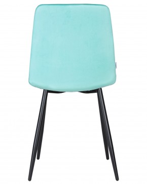 Стул обеденный DOBRIN CHILLY, Мятный Holland 50, основание черное в Екатеринбурге - ok-mebel.com | фото 5