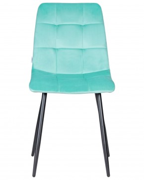 Стул обеденный DOBRIN CHILLY, Мятный Holland 50, основание черное в Екатеринбурге - ok-mebel.com | фото 6