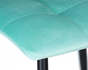 Стул обеденный DOBRIN CHILLY, Мятный Holland 50, основание черное в Екатеринбурге - ok-mebel.com | фото 8