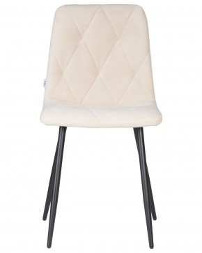 Стул обеденный DOBRIN CHILLY ROMBO, Бежевый Simple 44, основание черный в Екатеринбурге - ok-mebel.com | фото 6