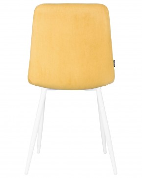 Стул обеденный DOBRIN CHILLY ROMBO, Горчичный Simple 15, основание белый в Екатеринбурге - ok-mebel.com | фото 5