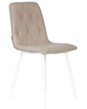 Стул обеденный DOBRIN CHILLY ROMBO, Капучино Simple 05, основание белый в Екатеринбурге - ok-mebel.com | фото 2