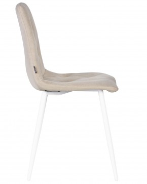 Стул обеденный DOBRIN CHILLY ROMBO, Капучино Simple 05, основание белый в Екатеринбурге - ok-mebel.com | фото 3