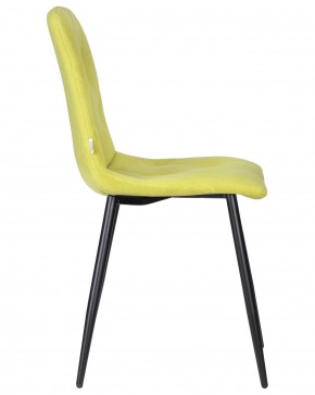 Стул обеденный DOBRIN CHILLY ROMBO, Лайм Simple 14, основание черное в Екатеринбурге - ok-mebel.com | фото 3