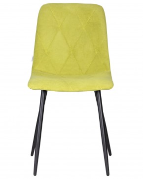 Стул обеденный DOBRIN CHILLY ROMBO, Лайм Simple 14, основание черное в Екатеринбурге - ok-mebel.com | фото 6