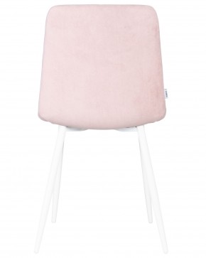 Стул обеденный DOBRIN CHILLY ROMBO, Розовый Simple 03, основание белый в Екатеринбурге - ok-mebel.com | фото 5
