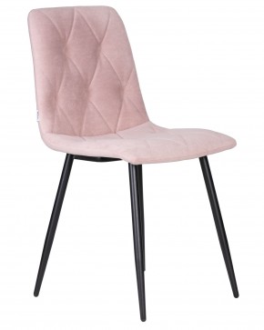 Стул обеденный DOBRIN CHILLY ROMBO, Розовый Simple 03, основание черное в Екатеринбурге - ok-mebel.com | фото 2
