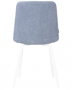 Стул обеденный DOBRIN CHILLY ROMBO, Серо-голубой Simple 26, основание белый в Екатеринбурге - ok-mebel.com | фото 5
