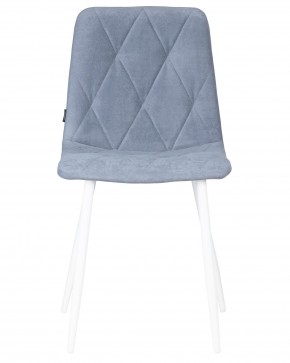 Стул обеденный DOBRIN CHILLY ROMBO, Серо-голубой Simple 26, основание белый в Екатеринбурге - ok-mebel.com | фото 6