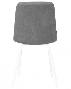 Стул обеденный DOBRIN CHILLY ROMBO, Серый Simple 33, основание белый в Екатеринбурге - ok-mebel.com | фото 5