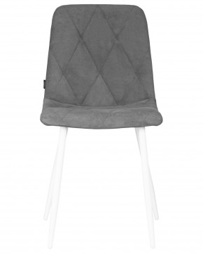 Стул обеденный DOBRIN CHILLY ROMBO, Серый Simple 33, основание белый в Екатеринбурге - ok-mebel.com | фото 6