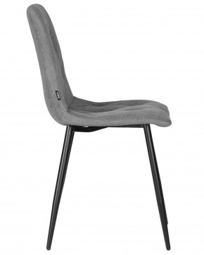 Стул обеденный DOBRIN CHILLY ROMBO, Серый Simple 33, основание черное в Екатеринбурге - ok-mebel.com | фото 3