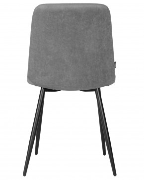 Стул обеденный DOBRIN CHILLY ROMBO, Серый Simple 33, основание черное в Екатеринбурге - ok-mebel.com | фото 5