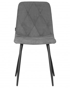 Стул обеденный DOBRIN CHILLY ROMBO, Серый Simple 33, основание черное в Екатеринбурге - ok-mebel.com | фото 6
