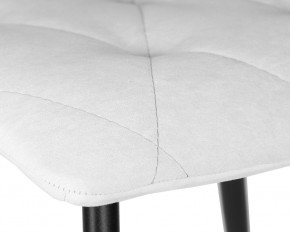 Стул обеденный DOBRIN CHILLY ROMBO, Светло-серый Simple 29, основание черный в Екатеринбурге - ok-mebel.com | фото 7