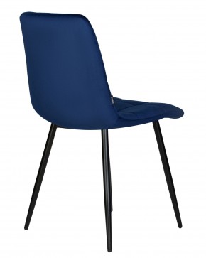 Стул обеденный DOBRIN CHILLY, Темно-синий Holland 60, основание черное в Екатеринбурге - ok-mebel.com | фото 4