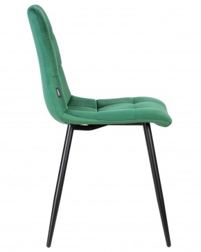 Стул обеденный DOBRIN CHILLY, Темно-зеленый Holland 30, основание черное в Екатеринбурге - ok-mebel.com | фото 3