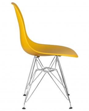 Стул обеденный DOBRIN DSR, ножки хром, цвет горчичный (Y-03) в Екатеринбурге - ok-mebel.com | фото 3