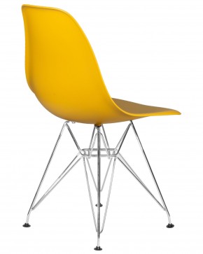 Стул обеденный DOBRIN DSR, ножки хром, цвет горчичный (Y-03) в Екатеринбурге - ok-mebel.com | фото 4