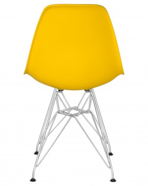Стул обеденный DOBRIN DSR, ножки хром, цвет желтый (Y-01) в Екатеринбурге - ok-mebel.com | фото 5