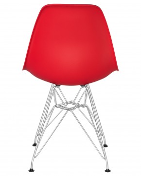 Стул обеденный DOBRIN DSR, ножки хром, цвет красный (R-02) в Екатеринбурге - ok-mebel.com | фото 5