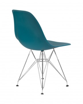 Стул обеденный DOBRIN DSR, ножки хром, цвет морской волны (G-05) в Екатеринбурге - ok-mebel.com | фото 3