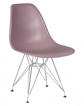 Стул обеденный DOBRIN DSR, ножки хром, цвет сиреневый (P-04) в Екатеринбурге - ok-mebel.com | фото 3