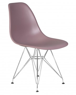 Стул обеденный DOBRIN DSR, ножки хром, цвет сиреневый (P-04) в Екатеринбурге - ok-mebel.com | фото 4