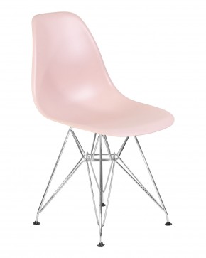 Стул обеденный DOBRIN DSR, ножки хром, цвет светло-розовый (PK-02) в Екатеринбурге - ok-mebel.com | фото 2