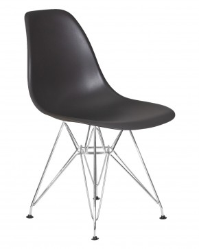 Стул обеденный DOBRIN DSR, ножки хром, цвет тёмно-серый (GR-04) в Екатеринбурге - ok-mebel.com | фото 2