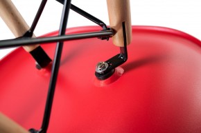 Стул обеденный LMZL-PP623, ножки светлый бук, цвет сиденья красный в Екатеринбурге - ok-mebel.com | фото 9