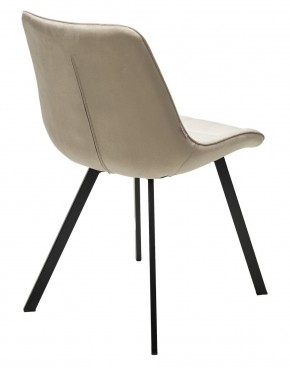 Стул ONION G062-03 светлый беж, велюр/ черный каркас М-City в Екатеринбурге - ok-mebel.com | фото 4