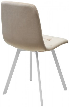 Стул РИЧИ, цвет H-06 Бежевый, велюр / белый каркас М-City в Екатеринбурге - ok-mebel.com | фото 5