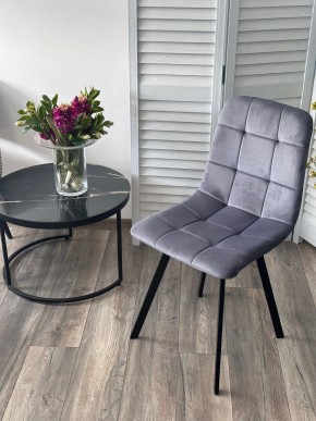 Стул РИЧИ, цвет H-14 Серый, велюр / черный каркас М-City в Екатеринбурге - ok-mebel.com | фото 3