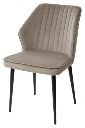 Стул SEATTLE-V ЛАТТЕ #25, велюр / черный каркас М-City в Екатеринбурге - ok-mebel.com | фото 6