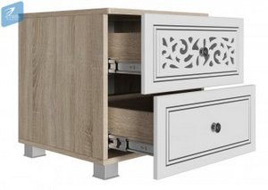 МАДЛЕН Тумба прикроватная МДФ (Стиль) в Екатеринбурге - ok-mebel.com | фото 2