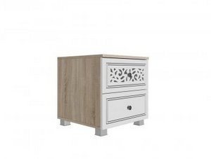 МАДЛЕН Тумба прикроватная МДФ (Стиль) в Екатеринбурге - ok-mebel.com | фото 1