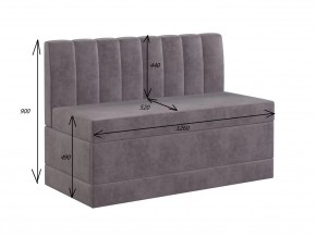 ТОМЕНТО Кухонный диван прямой (велюр 1 кат) в Екатеринбурге - ok-mebel.com | фото 2