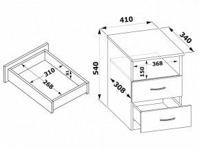 Тумба КТ-09.1 в Екатеринбурге - ok-mebel.com | фото 2