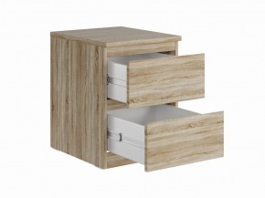 Тумба МАЛЬТА с двумя выдвижными ящиками, цвет Дуб Сонома в Екатеринбурге - ok-mebel.com | фото 2