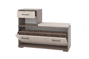 Тумба под обувь ЛИРА (Бодега темный/светлый) в Екатеринбурге - ok-mebel.com | фото 2